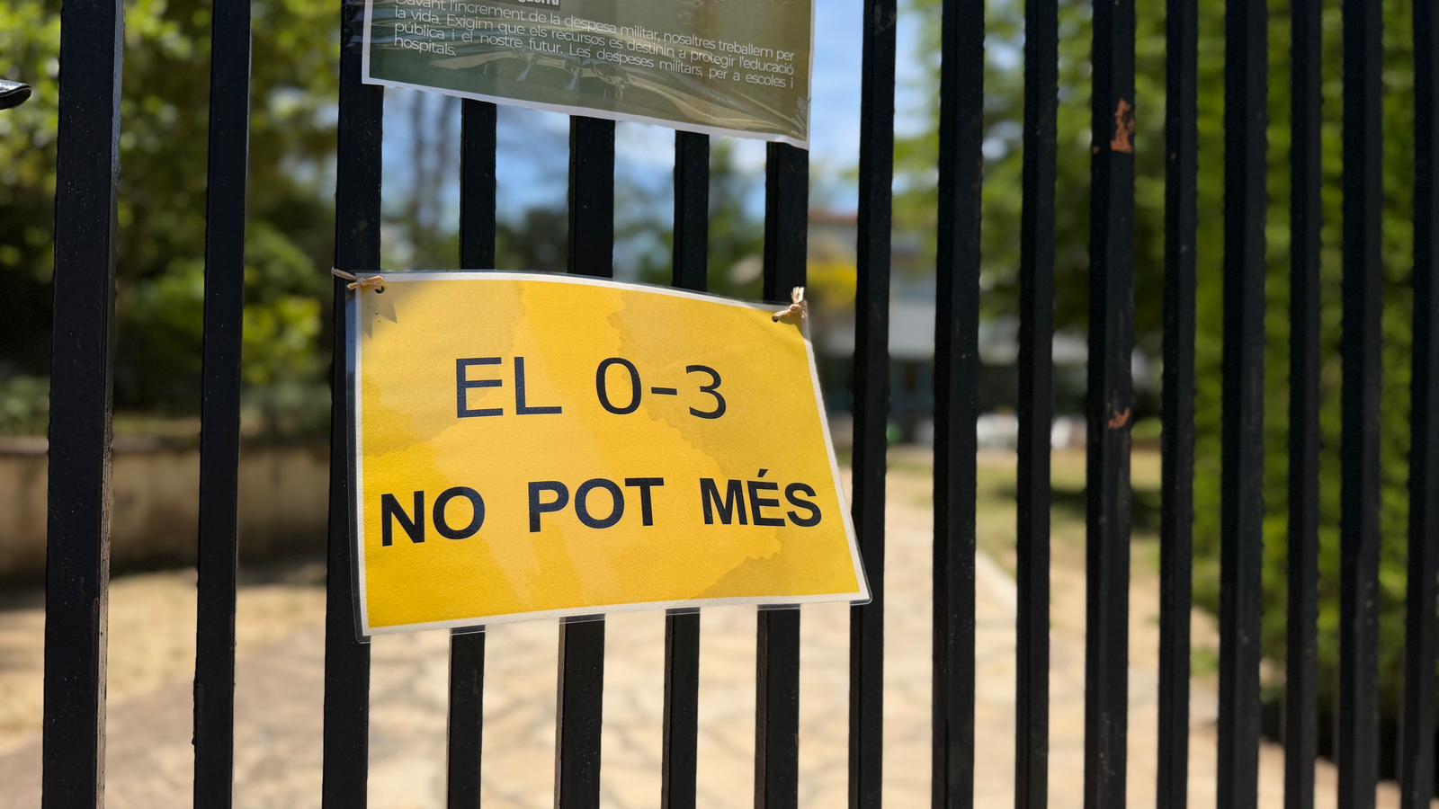 Les llars d’infants reivindiquen el valor educatiu del 0-3 en la vaga d’aquest dimecres
