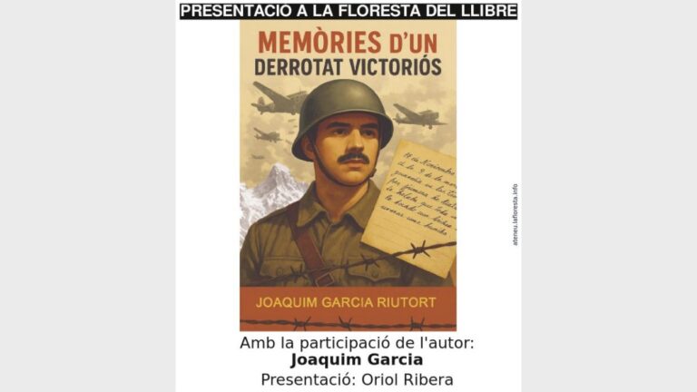 Presentació de llibre: 'Memòries d'un derrotat victoriós', de Joaquim Garcia Riutort - Imatge destacada