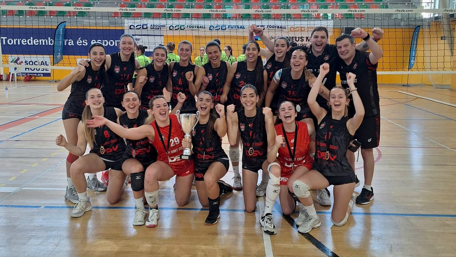 El Volei Sant Cugat: domini estatal amb quatre títols