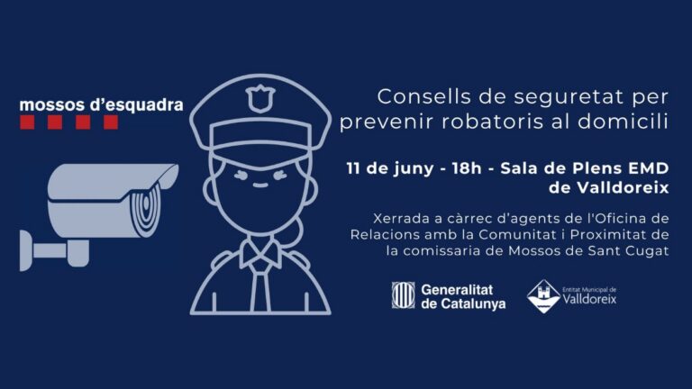 Xerrada: 'Consells de seguretat per prevenir robatoris al domicili' - Imatge destacada