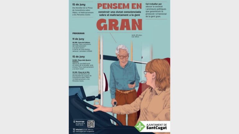 Marxa de sensibilització sota el lema 'Prou maltractament a la Gent Gran!' - Imatge destacada