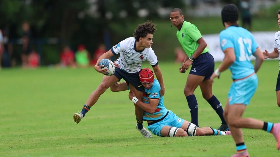 Aritz Giménez, subcampió d'Europa de rugbi a 7 amb la selecció espanyola