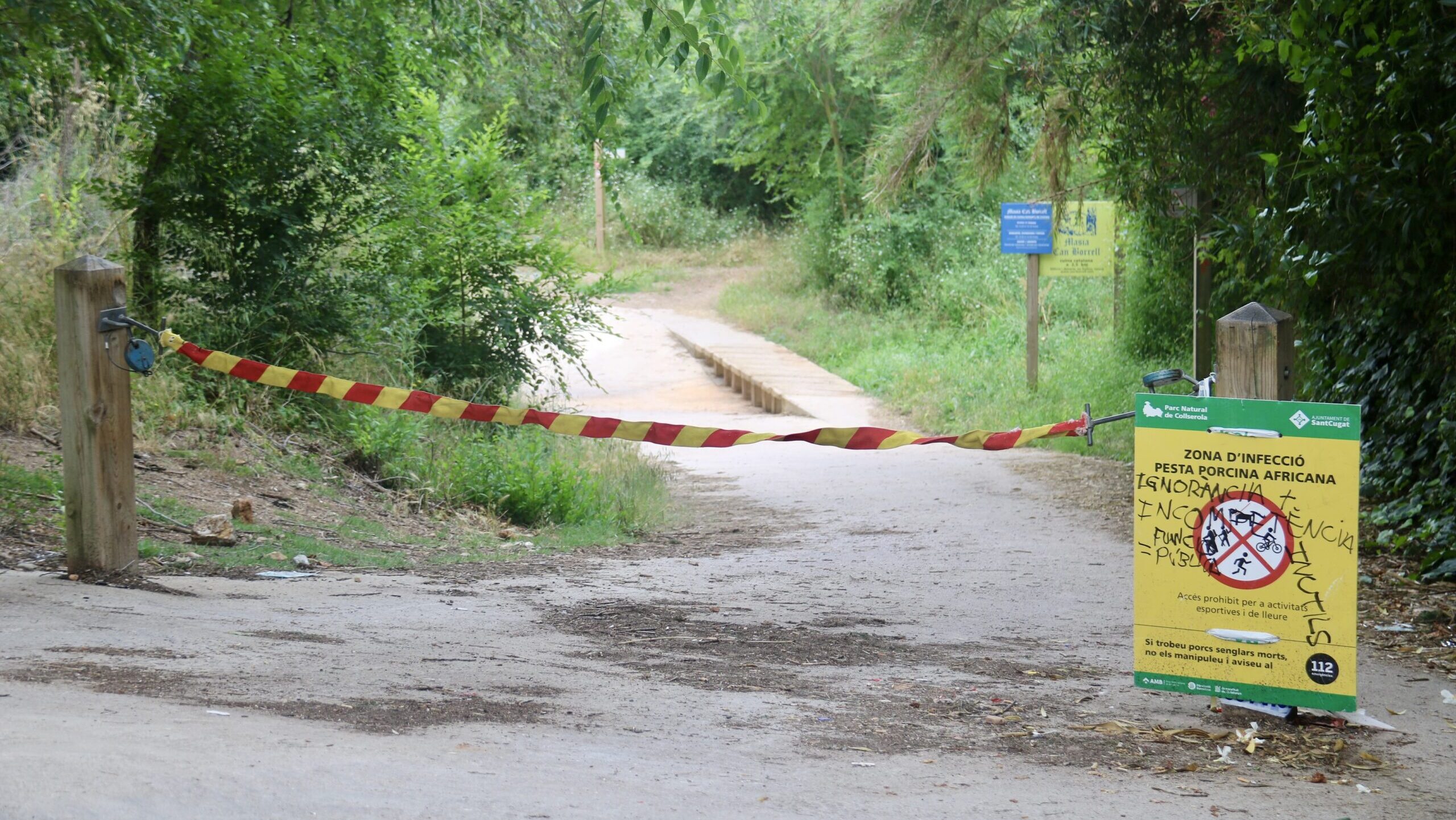 Vallès, sobre el tancament de Collserola: 