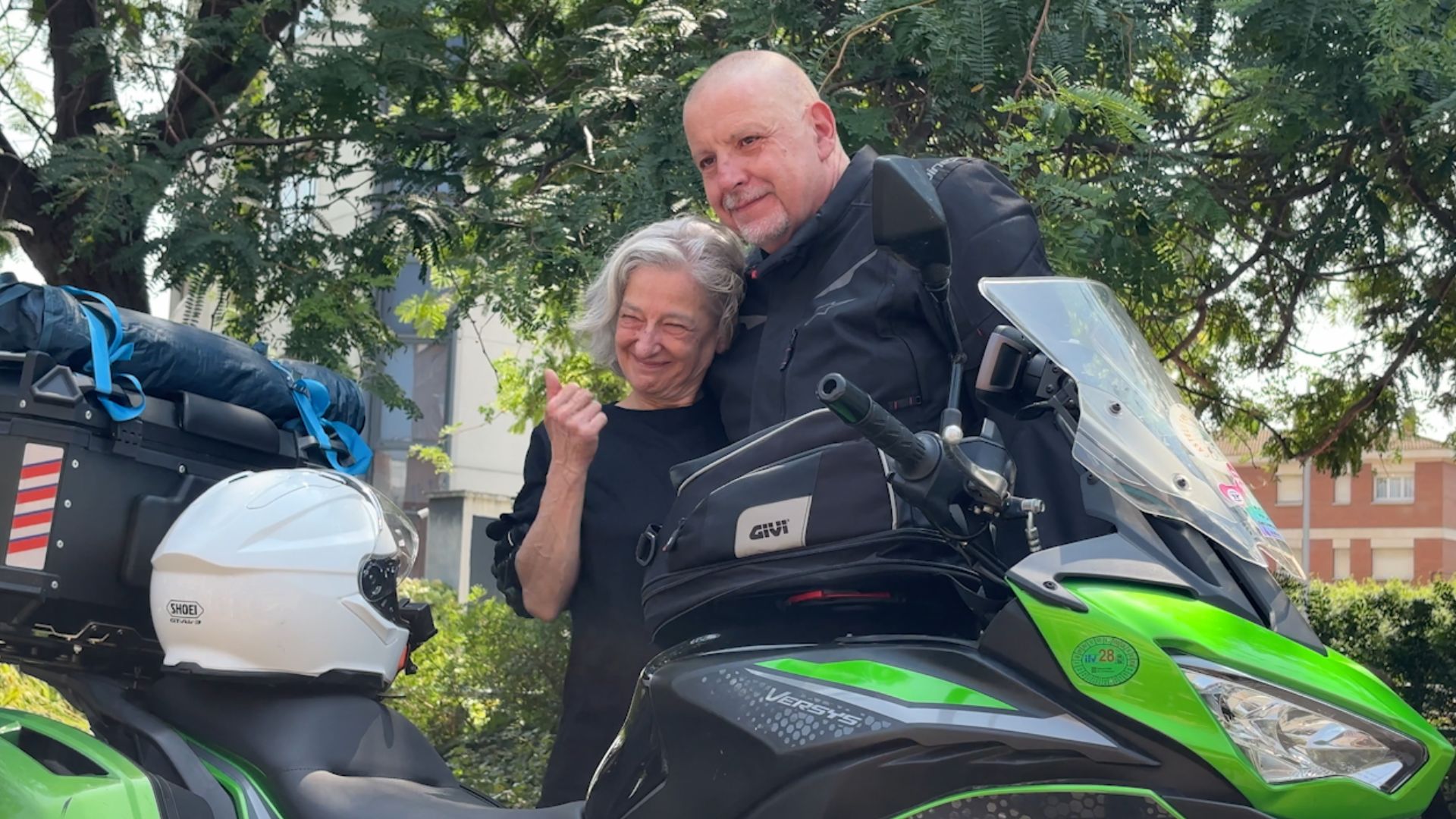 Un veí de Mira-sol recorre la península en moto per fer visible la fibromiàlgia