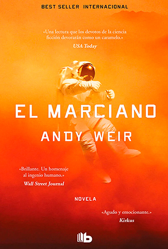 Portada de 'El Marciano' d'Andy Weir editada per B de Bolsillo