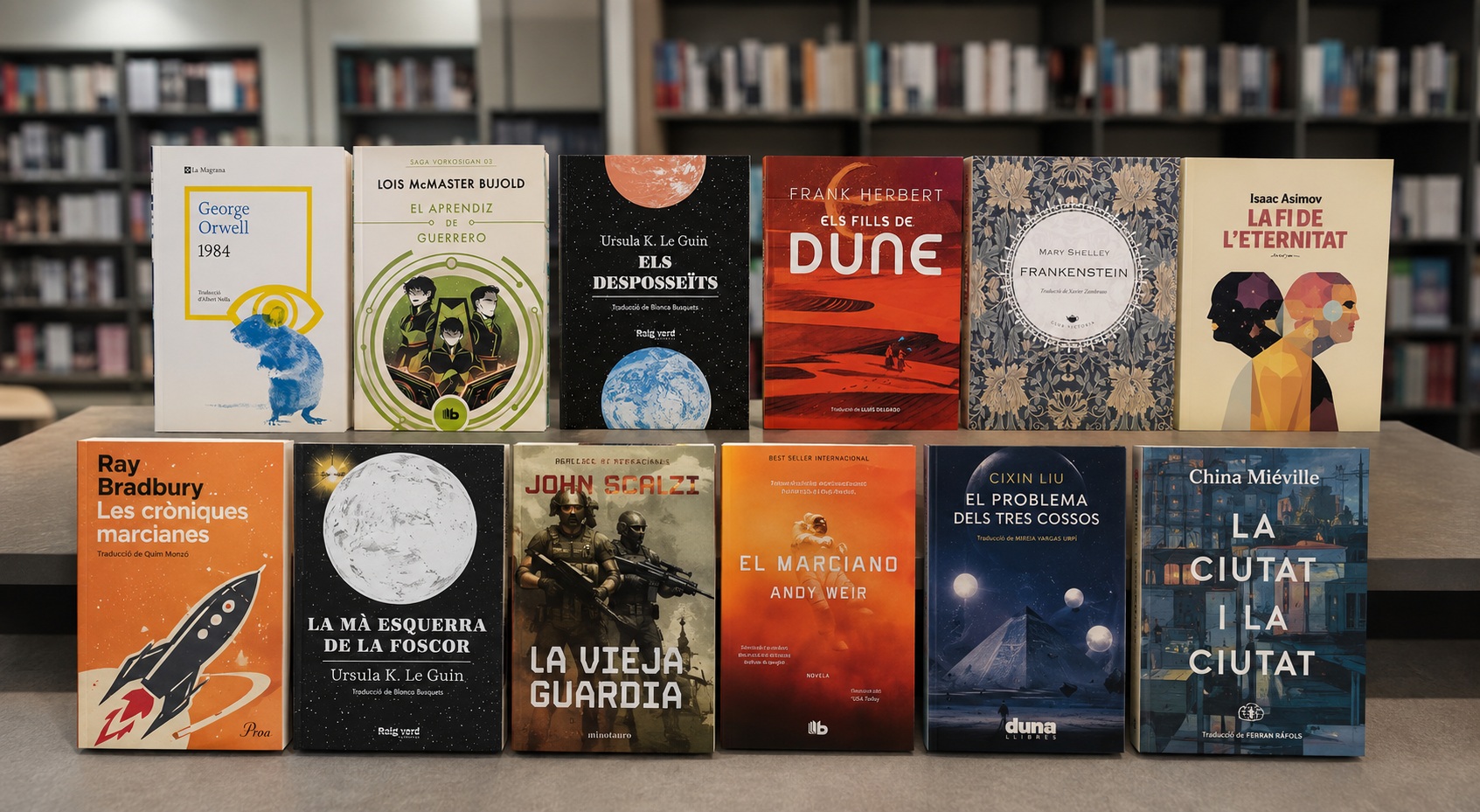 12 llibres per entrar a la ciència-ficció: la llista d'imprescindibles del Celler de Llibres