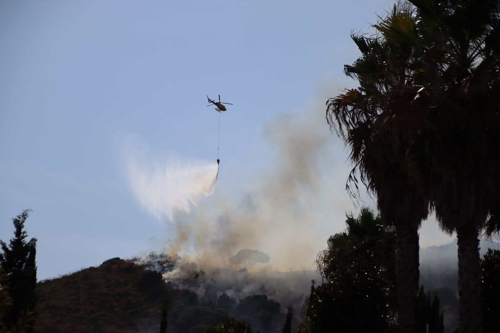 Detinguda una persona a causa de l’incendi de Collserola