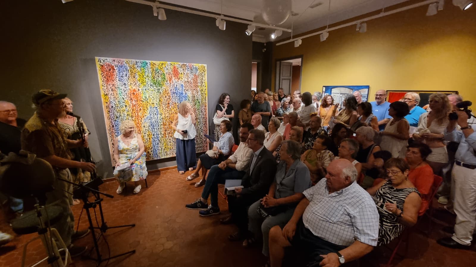 Cal Gerrer inaugura l'exposició 'Pintors per la Marilyn'